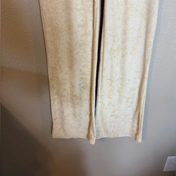 NWT Danielle Bernstein  we wore what Tan Drawstring Lounge Pants size Large - Picture 4 of 8